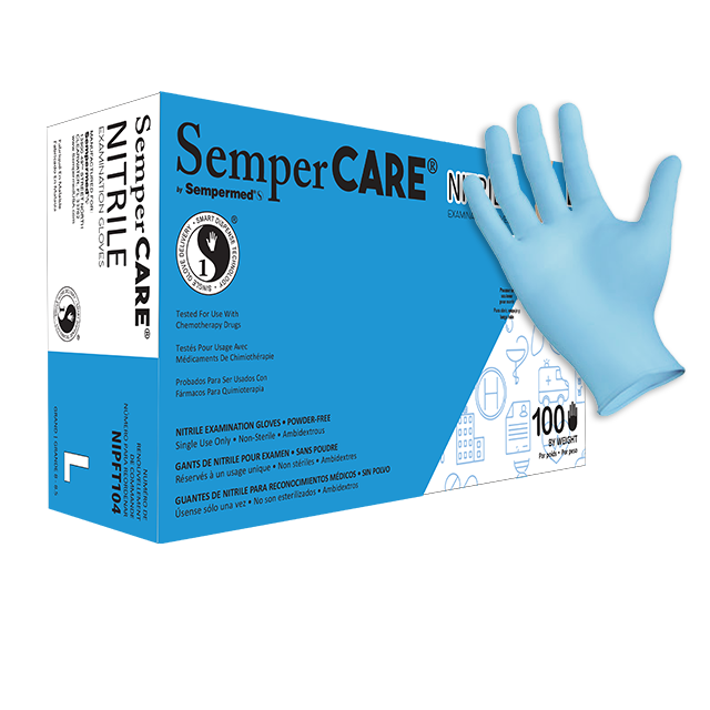 SemperCare PF Nitrile Exam Gloves