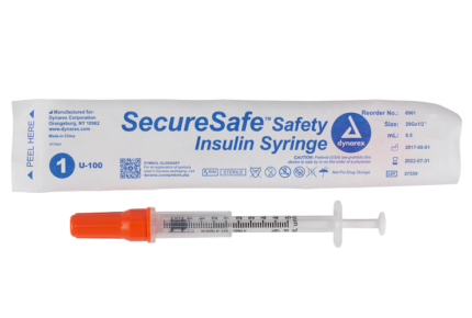 SecureSafe Safety Insulin Syringes