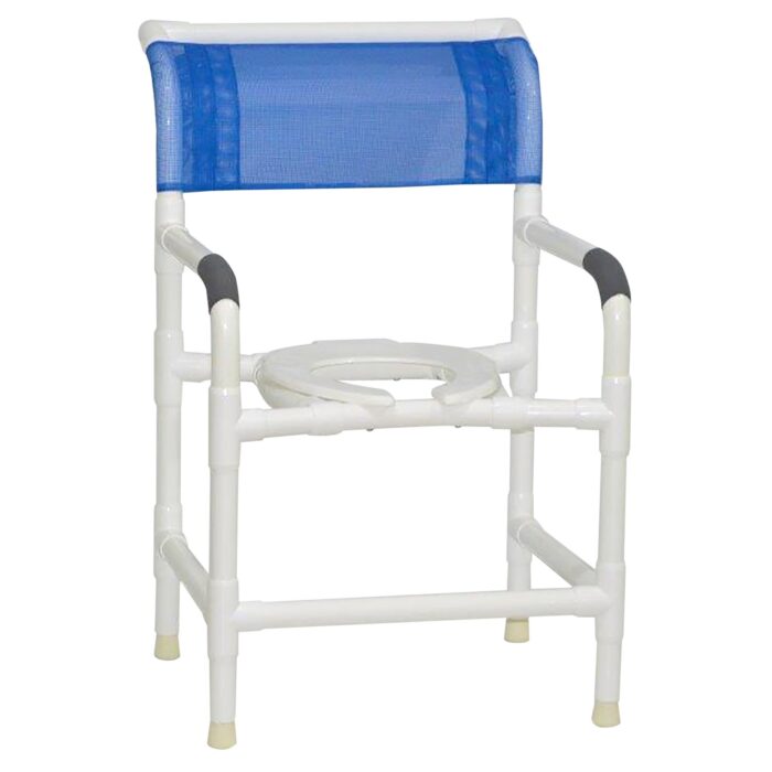 STANDARD SHOWER CHAIR WITH RUBBER TIPS