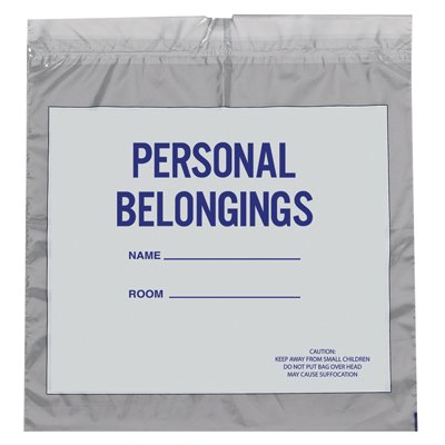 Patient Belonging Bags