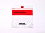 Lab-Loc Specimen Bags with Removable Biohazard Symbol Printed "STAT" - Yellow