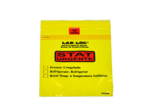 Lab-Loc Specimen Bags with Removable Biohazard Symbol Printed "STAT" - Yellow