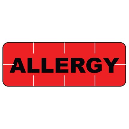 ALERT BANDS LABEL POLY