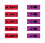 ALERT BANDS LABEL POLY