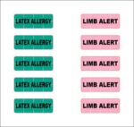 ALERT BANDS LABEL POLY